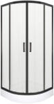 Kerra Soho Black 90 íves zuhanykabin XN zuhanytálcával (SOHO-90-BL-Z-BR) - geminiduo