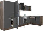 Leziter Yorki 370 sarok konyhabútor alsó sütős, alulfagyasztós hűtős kivitelben (LS370YAN-SUT-PSZ-AF)