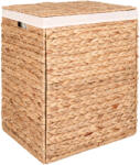 House Nordic Passo szennyeskosár, vízihyacint, natúr, 43x32x55 cm (4401365) - homelux