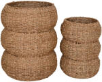House Nordic Sarbas Kosarak, tengeri fű, natúr, 2db (4401530) - homelux