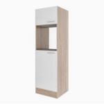 Leziter Yorki 60-as kamra szekrény sonoma tölgy korpusz selyemfényű fehér fronttal (STK60STSF)