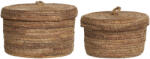 House Nordic Desio kosarak, banánlevél, natúr, 2db (4401563) - homelux