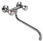 Balletto mosogató-mosdó falra szerelhető csaptelep, króm (85013)