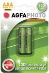 AgfaPhoto 2x AAA mikro akkumulátor 900mAh (AP900B2)