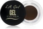 L. A. Girl Cosmetics Gel Eyeliner tartós zselés szemhéjtus árnyalat Rich Chocolate Brown 3 g