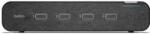 Belkin F1DN204KVM-UNN4 Universal 2nd Gen Secure KVM Switch 4-Port Dual Head No CAC (F1DN204KVM-UNN4)