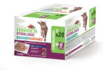 Natural Trainer 24x85g Natural Trainer Adult Sterilised macska nedvestáp Mix: pulyka & tőkehal