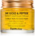Farm Stay 24K Gold & Peptide Perfect Ampoule Cream hidratáló krém a bőröregedés ellen 80 ml
