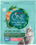 ONE 2x650g PURINA ONE Dual Nature lazac & spirulina száraz macskatáp - zooplus - 4 590 Ft