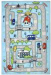 BellaTEX s. r. o. KOBEREC fotónyomtatás 100 × 150cm 3040/209 kék autópálya (9776)