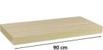 STILISTA Raft de perete STILISTA VOLATO - lemn deschis 90 cm (40070206) Raft