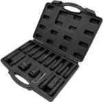 Lincos Hex, Torx, E-profil ütvecsavarozó dugókulcs és bit készlet, 16db (MG93259)