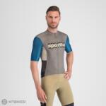 Sportful SUPERGIARA LOGO mez, gun metal/teal blue (L)