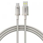 Baseus Cablu Date si Incarcare USB-A - USB-C Baseus P10378102G21-00 Titanium, 100W, 1m, Argintiu