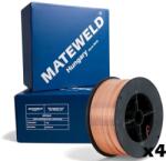 MATEWELD hegesztő huzal rezezett acél (SG2) 0, 8mm 1kg (100mm) - 4db (6WWSG2080)