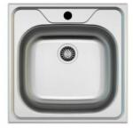 MOFÉM EVO2 1B 435x435mm (1 medence) beépíthető mosogató szifoncsomaggal (760012804)