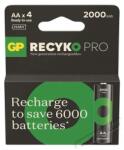 GP Batteries GP ReCyko Pro NiMH Akkumulátor HR6 (AA) 4db - digitalko
