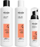Nioxin System 4 törésgátló professzionális szett festett vagy sérült hajra, haladó hajra: sampon, 300 ml + balzsam, 300 ml + kezelés, 100 ml