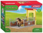 Schleich Farm World 42609 Boxă ponei cu armăsăr ponei islandéz (42609) Figurina