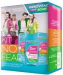 FARMEC Pachet Stop Acnee Gel spumant purifiant, 150 ml + Crema-gel Sebum Control, 50 ml + Crema ultra-activa, 15 ml, Gerovital
