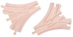 Bigjigs Toys Şenile din lemn comutator cu trei căi 2 buc (DDBJT103) Trenulet