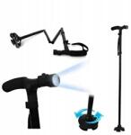  Teleszkópos összecsukható bot zseblámpával Állítható világítással