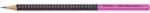 Faber-Castell Grip 2001 creion grafit triunghiular bicolor negru/roz HB FC517011 (FC517011)