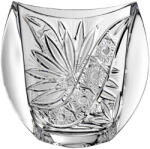 Black Crystal - Ajka Liliom * Kristály Váza H 22, 6 cm (Orb17589)