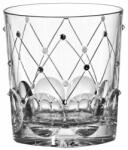 Black Crystal - Ajka Pearl * Kristály Whiskys pohár 300 ml (Tos17813)