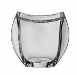 Black Crystal - Ajka Pearl * Kristály Váza H 16, 9 cm (Orb17840)