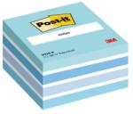 Post-it Blocnotes autoadeziv, 76x76 mm, 450 coli, 3M POSTIT, albastru acuarelă, 450 coli