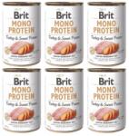 Brit Mono Protein Turkey & Sweet Potato 6 x 400 g monoprotein élelmiszer pulyka és jamgyökér
