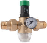 HERZ Reductor / regulator presiune apa, Herz, alama, cu filtru, 2", 16 bar (1268216)