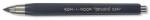 KOH-I-NOOR Creion Mecanic, Plastic, cu Ascutitoare, 5.6 mm, Negru (KH-K5347-N-5)