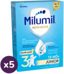 Milumil Junior 3 vanília ízű gyerekital 12 hó+ (5x500 g)