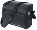Basil Move KF kormánytáska vállpánttal, telefontartóval, gyorskioldós (KlickFix), kormányadapter nélkül, 8L, fekete