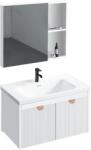 Rea Set mobilier de baie cu lavoar Mario 60 cm Alb (REA-M0005)