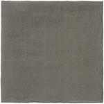 blomus Szalvéta LINEO 42 x 42 cm, barna zöld, lenvászon, Blomus (63726)