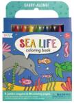 OOLY Set carte de colorat si creioane colorate - portabil, Sea Life (138-022) - ookee Carte de colorat