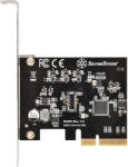SilverStone SST-ECU07 USB adapterkártya, PCIe 3.0, 1x USB-C 3.2 belső - alacsony profil (SST-ECU07)
