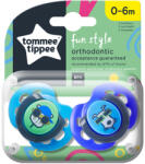Tommee Tippee Fun játszócumi 0-6 hónapos kortól - 2 db