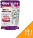 Gemon Chunkies Adult Alutasakos Macskaeledel (Marha és Zöldségek) - 24x100 g