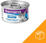 Gemon Mousse Sterilised Macskaeledel (Tonha és Sertés) - 24x85 g