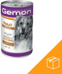 Gemon Medium Adult Konzerv Kutyáknak (Csirke és Pulyka) - 12x1250 g