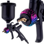 AUARITA Pistol de Vopsit Volum Mic Presiune Mică 1, 3mm AUARITA NEGRU 898-M2 MAGIC cu Teflon, Ideal pentru Lacuri și Bază Metalică (TF2-1051)