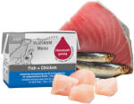PLATINUM MENU Fish + Chicken-nedves kutyatáp felnőtt kutyának hal és csirke 90g - pegazusallatpatika