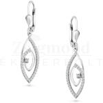  14 karátos fehérarany fülbevaló (AU13629) AU13629