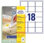 AVERY Etikett AVERY L6025REV-25 63, 5x46, 6mm univerzális visszaszedhető fehér 540 címke/doboz 30 ív/doboz (L6025REV-25) - fotoland