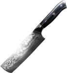 HARAHU Cuțit de bucătărie Damasc - Small Cleaver/Negru KP32713