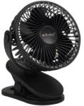 MG Clip vezeték néküli asztali ventilátor, fekete